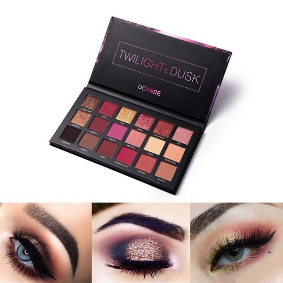 18 Colors Aromas Long Lasting Reflective Shimmer Matte Glitter Nude Eyeshadow - Picture 6 of 11